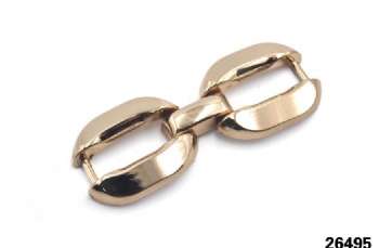 Light gold metal women shoes accessories