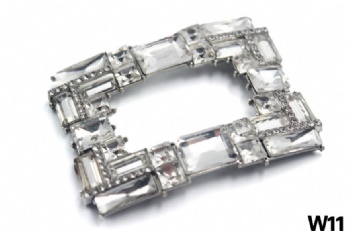 Popular glass rhinestone accessories for women shoes