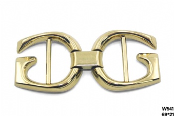 Green gold metal  shoes accessories
