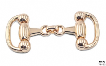 Light gold metal women shoes accessories